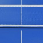 vidaXL Table de ping-pong avec filet 152x76x66 cm Bleu
