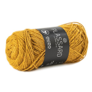 Fil de jute pour accessoire mode Ouzo Jaune moutarde 43