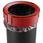 Hailo poubelle à pédale pure taille m 12 l acier inoxydable 0517-010