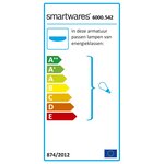 Smartwares Plafonnier 40x40x10 cm Blanc