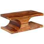 vidaXL Table basse Bois massif de Sesham 90 x 50 x 35 cm