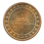 Mini médaille monnaie de paris 2007 - cinq monuments parisiens