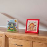 Tableau Broderie Diamant Crystal Art Enfant Lion