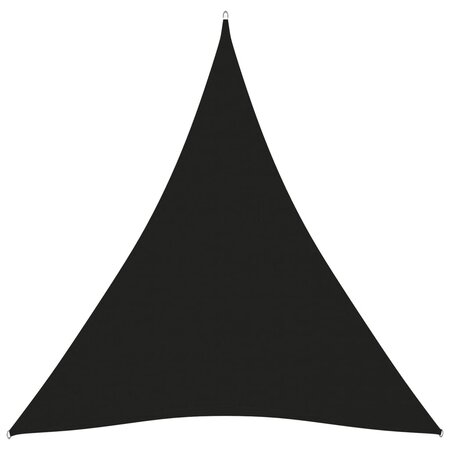 vidaXL Voile de parasol Tissu Oxford triangulaire 4x5x5 m Noir