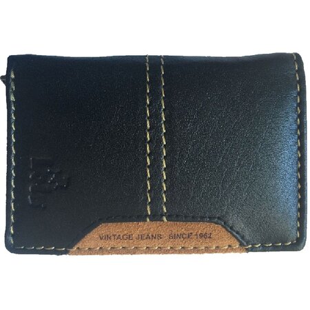 Portefeuille en cuir noir since 1962 lois