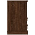 vidaXL Tables de chevet 2 Pièces chêne marron 43x36x60 cm