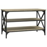 vidaXL Meuble TV Chêne sonoma 80x40x50 cm Bois d'ingénierie