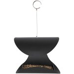 Esschert Design Mangeoire à oiseaux suspendue Noir L FB438