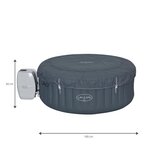 Bestway spa gonflable - lay-z-spa bali - 2 / 4 places - ronde - diametre 180 x 66 cm  120 jets d'air