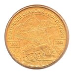 Mini médaille monnaie de paris 2009 - chamonix-montenvers