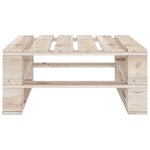 vidaXL Salon palette de jardin 6 Pièces bois de pin