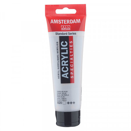 Peinture acrylique en tube - bleu perle - 120ml - amsterdam