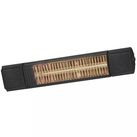 Eurom chauffage pour patio "heat and beat" 2000 w noir