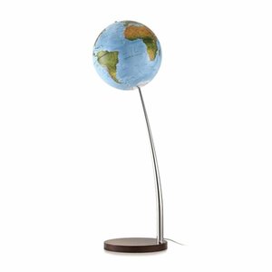 Globe terrestre lumineux sur pied Ø 37 cm - Vertigo Blue