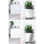 Rouleau sticker bois blanc -  45 x 150 cm