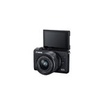 Canon eos m200 + ef15-45mm f/3.5-6.3 is stm milc 24 1 mp cmos 6000 x 4000 pixels noir