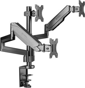 Onkron g280 support de bureau pour trois écrans pc de 13 à 26 pouces noir