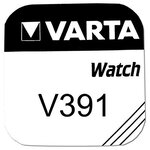 Pile oxyde argent pour montres v391 (sr55) sr1120sw varta
