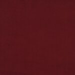 vidaXL Chaises à manger lot de 2 rouge bordeaux velours