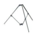 Bo-Camp Support de séchage avec base Aluminium Gris 15 m 6415182