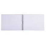 Album Photos À Spirales 50 Pages Blanches - Format 32x22cm - Kraft - Exacompta