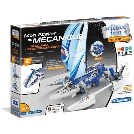 CLEMENTONI Mon Atelier de Mécanique - Trimaran & Scooter des Mers