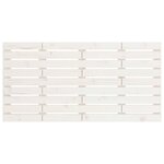 vidaXL Tête de lit murale Blanc 141x3x63 cm Bois massif de pin