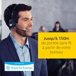 Jabra evolve 30 ms casque stereo - casque certifié microsoft voip softphone avec annulation passive du bruit - câble usb avec co