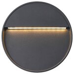 vidaXL Appliques murales à LED d'extérieur 2 Pièces 3 W Noir Rond