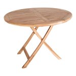 Table de jardin en teck OVIEDO Ø 100 cm