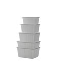 (lot  de 100) boîte à couvercle indépendant cartybox® 1150cc
