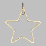 Étoile LED LOTTI Ø30cm - Strip 96 - 1 m - Blanc chaud