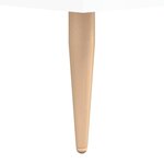 vidaXL Table de chevet blanc brillant 40x35x47 5 cm bois d’ingénierie