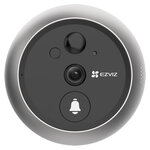 Judas vidéo extérieur sans fil sur batterie avec écran tactile audio bidirectionnel et intelligence artificielle EZVIZ DP2