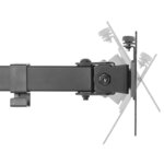 Newstar support de bureau réglable de moniteur 10"-32" 4-46 cm noir