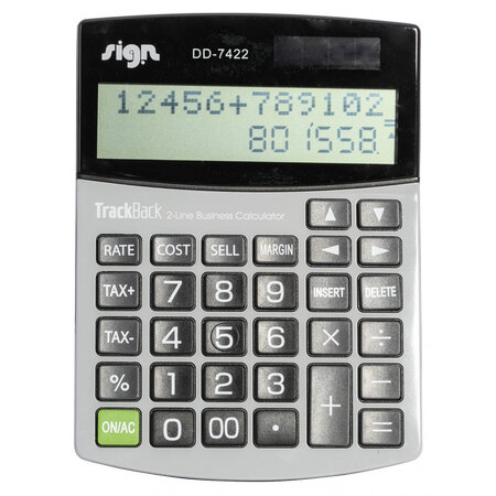 Calculatrice de bureau 25mm sign