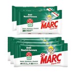 120 Lingettes Extra-Larges Anti-Bactériennes + 40 Serpillères Jetables Anti-Bactériennes ST MARC