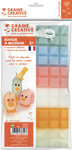 Bougie à modeler 6 barres Couleurs pastel 240 g