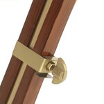 vidaXL Lampadaire à trépied Bois de manguier massif 193 cm