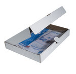 Etui Carton De 100 Pochettes Perforées Stop Doc Ouverture En Coin - Polypropylène Lisse 6/100e - A4 - Exacompta