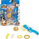 INFINITY NADO  TOUPIE AVEC LANCEUR MAGNÉTIQUE REVERSIBLE CRACKING PANZER - Nouvelle Toupie Nado Non-Stop Battle Deluxe avec Lanceur