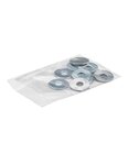 (lot  de 100 sacs) sac plastique plat transparent 50 µ 850 x 1300