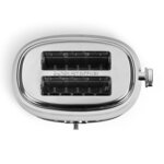 Livoo Grille-pain rétro électrique 2 fentes Blanc