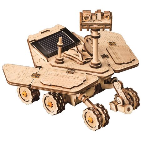 Robotime Jouet voiture à énergie solaire Vagabond Rover