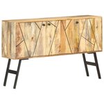 vidaXL Buffet 118x30x75 cm Bois de manguier massif