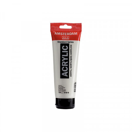 Tube peinture acrylique blanc de zinc 250 ml - amsterdam royal talens