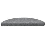 vidaXL Tapis autoadhésifs de marches 5 Pièces Gris clair 56x17x3 cm