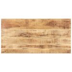 vidaXL Dessus de table Bois de manguier solide 15-16 mm 100x60 cm