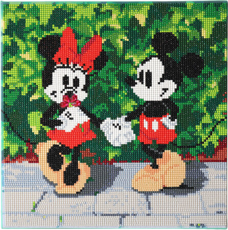 Tableau à diamanter disney 30x30 cm mickey