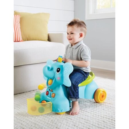 INFANTINO Eléphant 3 en 1 - Porteur Ramasseur de Balles